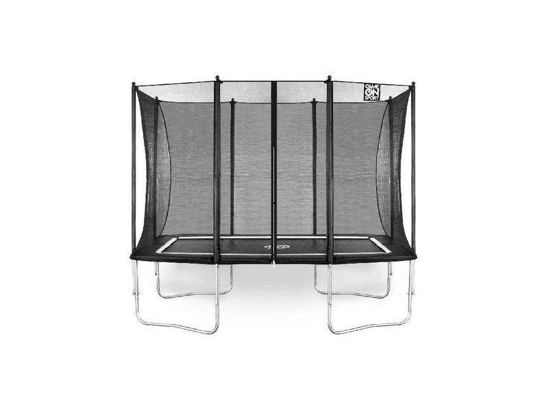 Game On Sport Trampoline Jumpline 213 X 335 Cm Met Veiligheidsnet Zwart