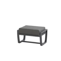 Taste By 4 Seasons Outdoor Mauritius Footstool Matt Carbon