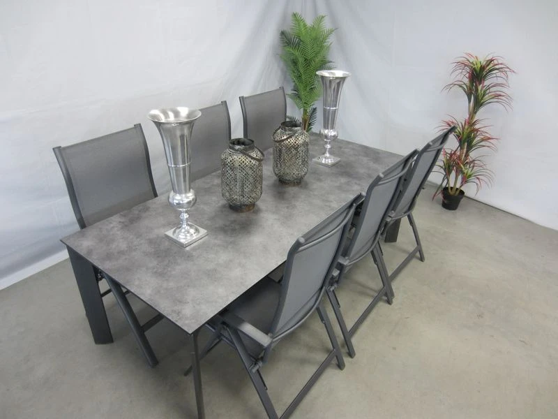 Te Velde Tuinmeubelen Tuinset Vigo Tuinstoel Met Kettler Diamond 220 Tuintafel - Image 3