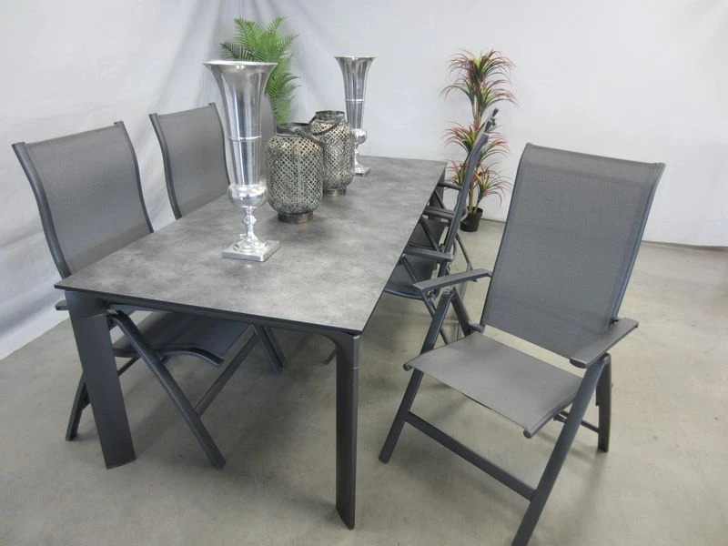 Te Velde Tuinmeubelen Tuinset Vigo Tuinstoel Met Kettler Diamond 220 Tuintafel - Image 5