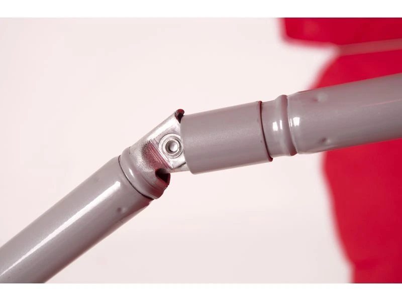 Bo-Camp Parasol Met Knikarm Ø 165 Cm Rood - Image 6