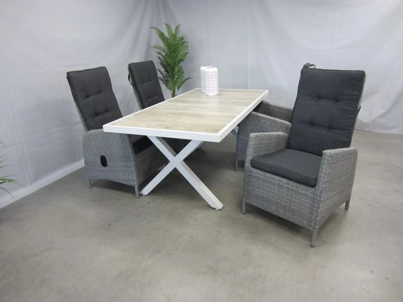 Te Velde Tuinmeubelen Tuinset Ross Met Hartman Canterbury 186 Tafel - Afbeelding 2