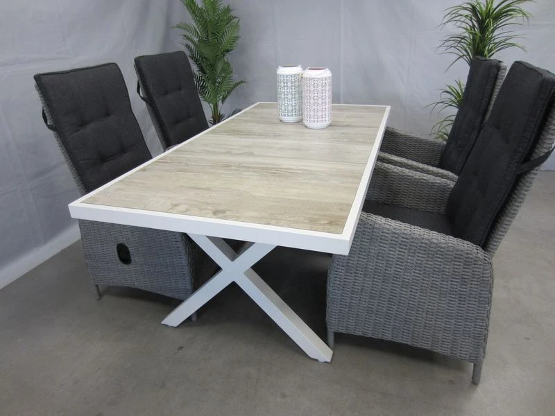 Te Velde Tuinmeubelen Tuinset Ross Met Hartman Canterbury 186 Tafel - Afbeelding 4