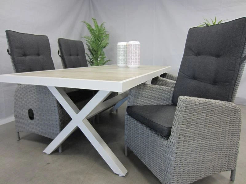 Te Velde Tuinmeubelen Tuinset Ross Met Hartman Canterbury 186 Tafel - Afbeelding 5