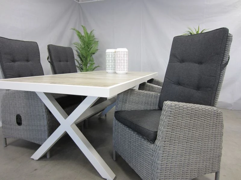 Te Velde Tuinmeubelen Tuinset Ross Met Hartman Canterbury 186 Tafel - Afbeelding 6