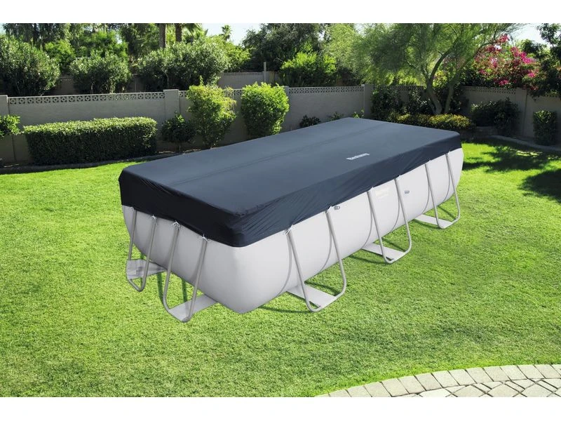 Bestway Flowclear Cover Power Steel Rechthoek 404 /412