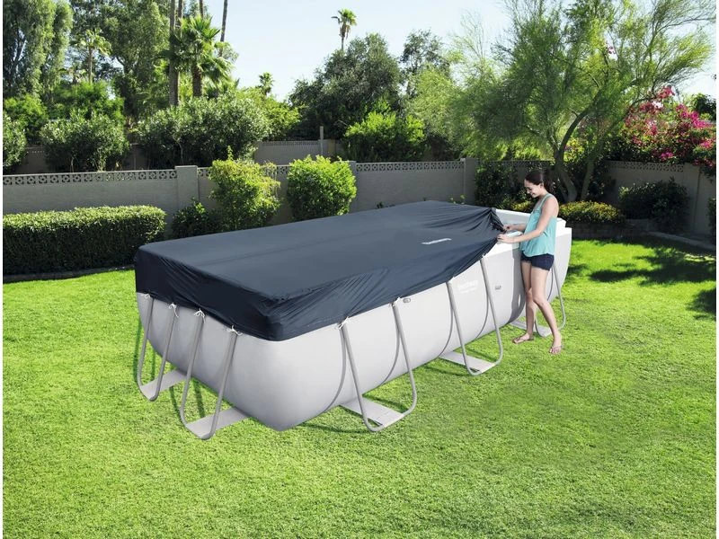 Bestway Flowclear Cover Power Steel Rechthoek 404 /412 - Image 2