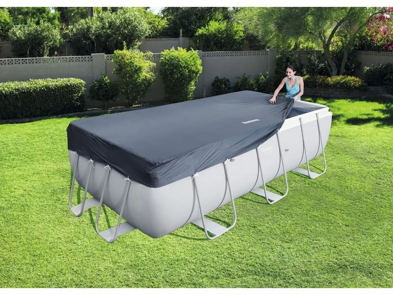 Bestway Flowclear Cover Power Steel Rechthoek 404 /412 - Image 3