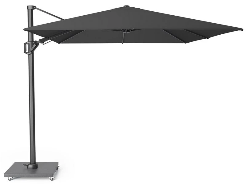 Platinum Zweefparasol Challenger T² Premium 3,5 X 2,6 Faded Black