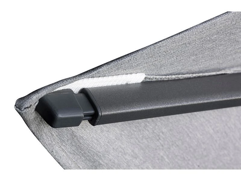 Platinum Zweefparasol Challenger T² Premium 3,5 X 2,6 Faded Black - Image 3