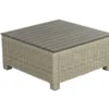 Beach7 Birdwood Footstool Tafel Vierkant Cloudy Grey