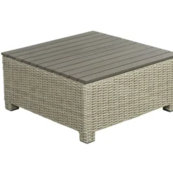 Beach7 Birdwood Footstool Tafel Vierkant Cloudy Grey