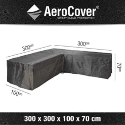 Platinum AeroCover Loungesethoes Hoekset L 300