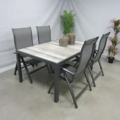 Te Velde Tuinmeubelen Tuinset Lecce Tuinstoel Met Hartman Tanger 168 Tuintafel