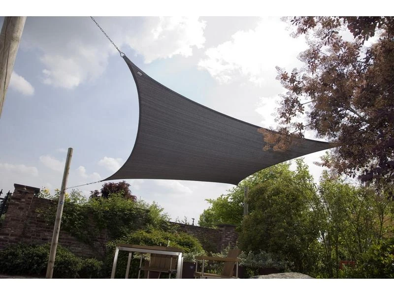 Bo Camp Schaduwdoek Ruit Antraciet - Image 2