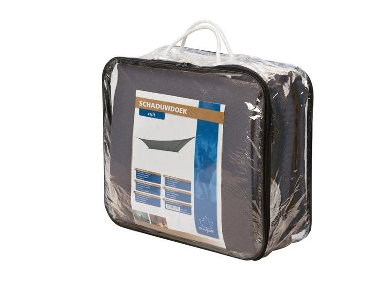 Bo Camp Schaduwdoek Ruit Antraciet - Image 3